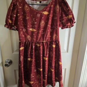 Warner Bros. Burgundy Harry Potter Dress